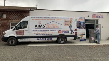 Alfred Student Storage | AIMS Moving Van